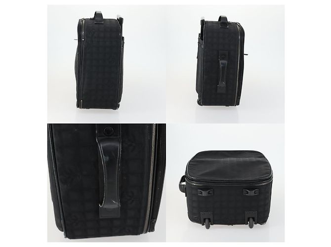 Borsa da viaggio Chanel Gabrielle Classic Flap 2103 Nero - vista 3