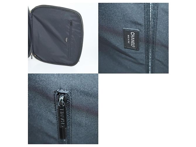 Borsa da viaggio Chanel Gabrielle Classic Flap 2103 Nero - vista 8