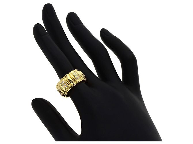 Anello in diamante Tanagra Piaget in oro giallo 18K D'oro - vista 7