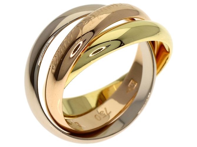 Anello Trinity di Cartier in oro giallo 18K D'oro - vista 2