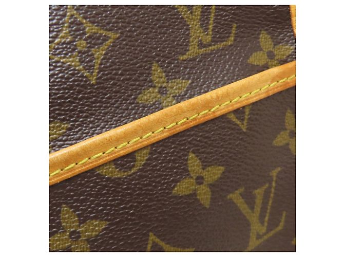 Borsa a Spalla Lunga Popincourt M40008 di Louis Vuitton Marrone Monogramma - vista 14