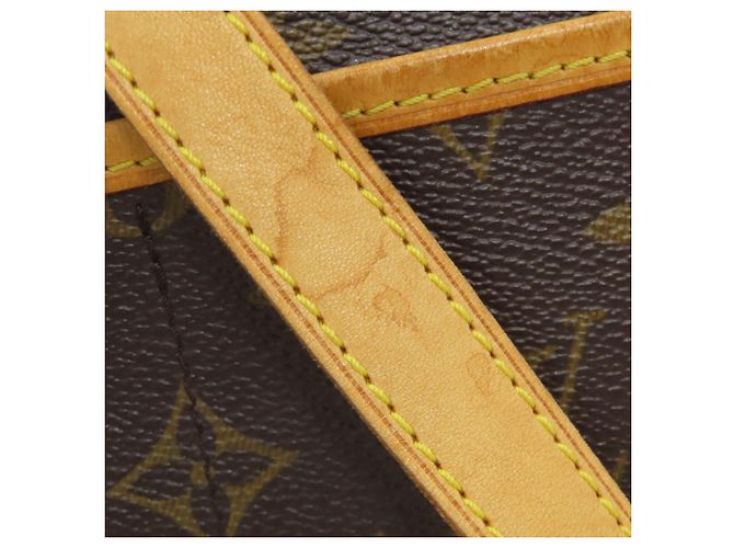 Borsa a Spalla Lunga Popincourt M40008 di Louis Vuitton Marrone Monogramma - vista 20