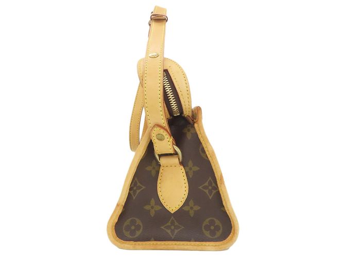 Borsa a Spalla Lunga Popincourt M40008 di Louis Vuitton Marrone Monogramma - vista 3