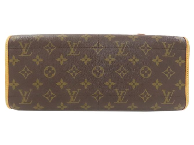 Borsa a Spalla Lunga Popincourt M40008 di Louis Vuitton Marrone Monogramma - vista 4