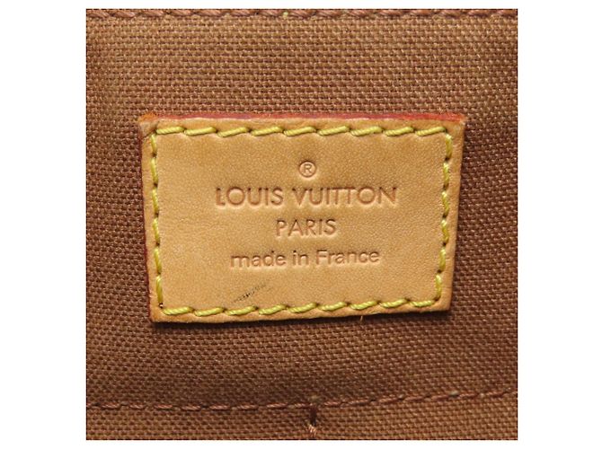 Borsa a Spalla Lunga Popincourt M40008 di Louis Vuitton Marrone Monogramma - vista 6