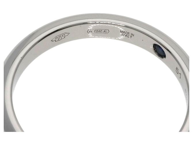 Bulgari Bvlgari Hochzeitsring mit innerem Saphir Silber - Ansicht 5