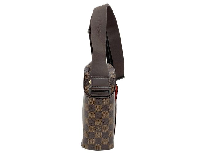 Borsa a Spalla Olaf PM N41442 di Louis Vuitton Marrone Damier ebene - vista 3