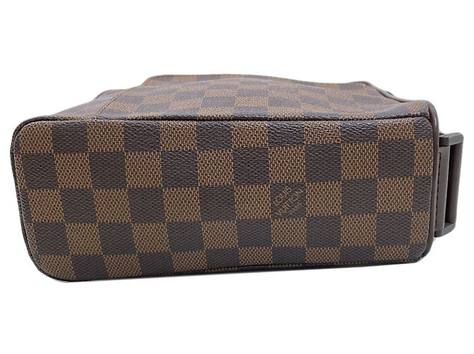 Borsa a Spalla Olaf PM N41442 di Louis Vuitton Marrone Damier ebene - vista 4