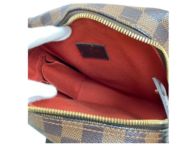 Borsa a Spalla Olaf PM N41442 di Louis Vuitton Marrone Damier ebene - vista 5