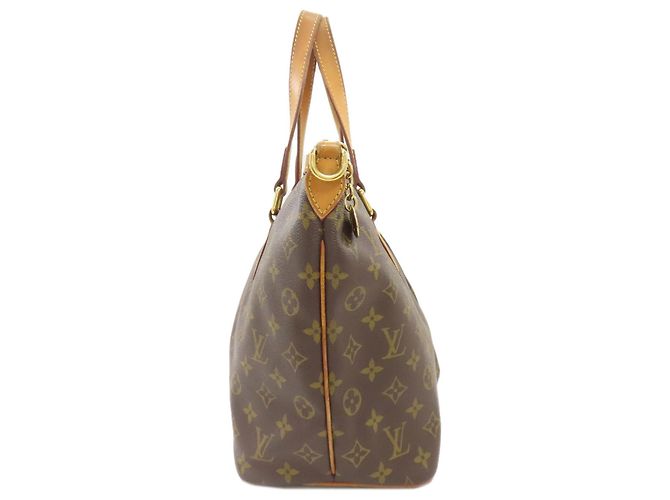 Borsa Tote Palermo PM di Louis Vuitton Marrone Monogramma - vista 3