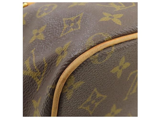 Borsa Tote Palermo PM di Louis Vuitton Marrone Monogramma - vista 33