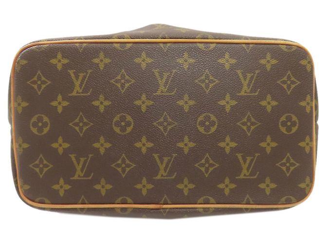 Borsa Tote Palermo PM di Louis Vuitton Marrone Monogramma - vista 4