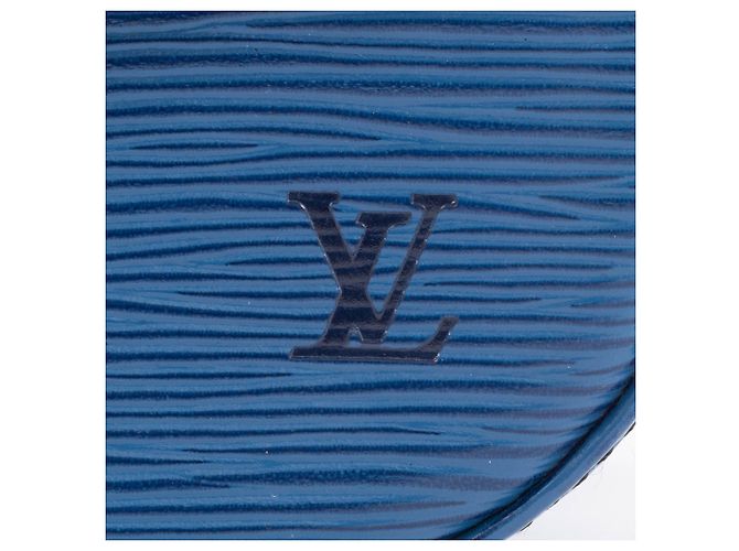 Borsa a Spalla Saint-Cloud in Pelle Epi Louis Vuitton Blu - vista 10