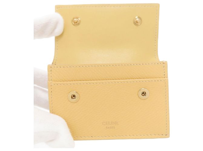 Céline Billetera bi-fold Celine amarilla Amarillo - vista 4