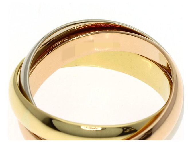 Anello Trinity di Cartier Giallo - vista 4