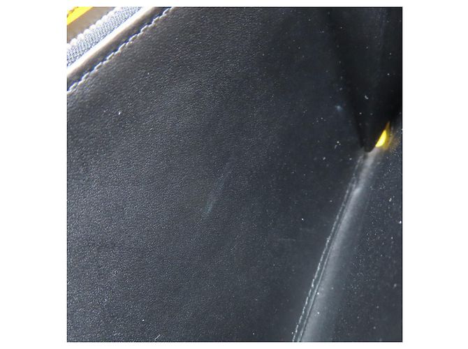 Carteira Zippy Louis Vuitton M91571 Preto Amarelo - vista 10