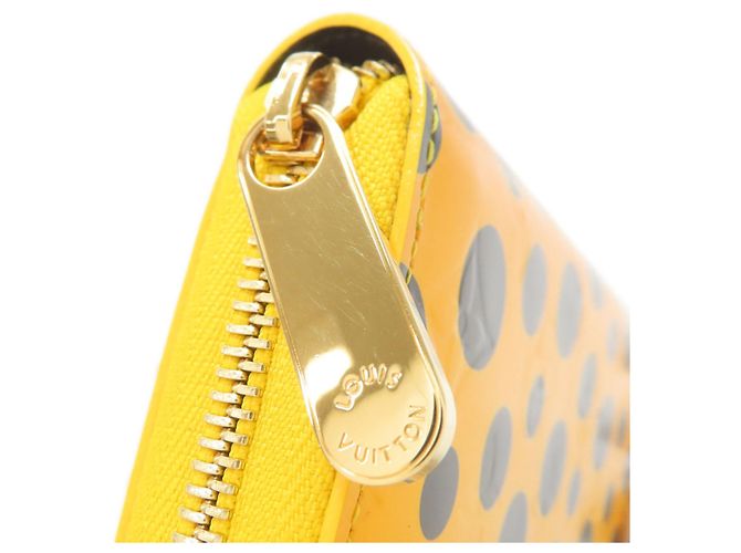 Carteira Zippy Louis Vuitton M91571 Preto Amarelo - vista 12