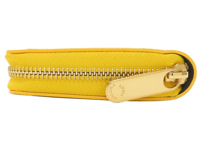 Carteira Zippy Louis Vuitton M91571 Preto Amarelo - vista 3