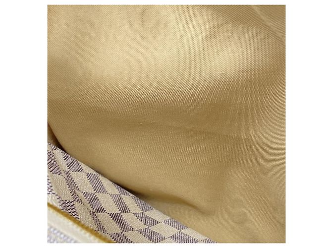 Borsa a Spalla Naviglio Damier Azur di Louis Vuitton Bianco - vista 11