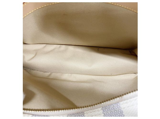 Borsa a Spalla Naviglio Damier Azur di Louis Vuitton Bianco - vista 4