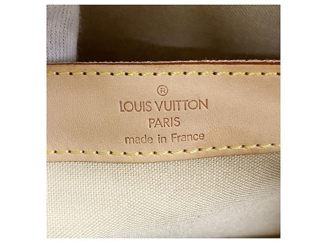Borsa a Spalla Naviglio Damier Azur di Louis Vuitton Bianco - vista 5