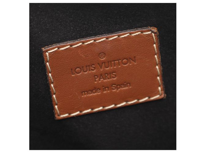 Borsa Pallas Louis Vuitton Marrone Nero Monogramma - vista 4