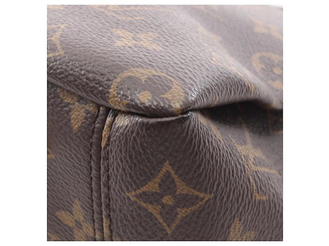 Borsa Pallas Louis Vuitton Marrone Nero Monogramma - vista 7