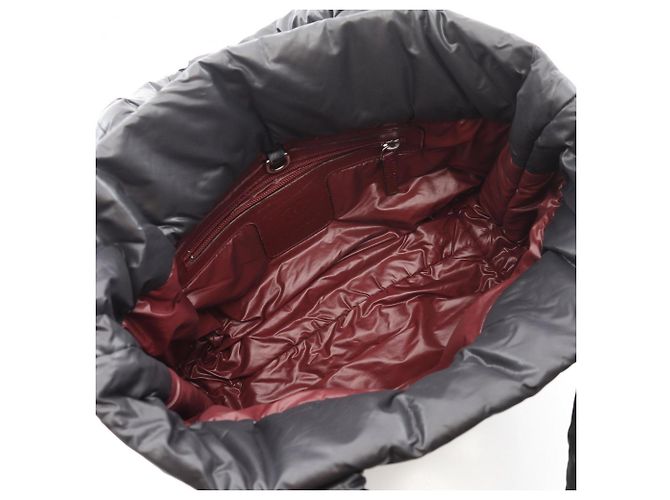 Borsa Tote Piccola Chanel Coco Cocoon Nero Bordò - vista 3