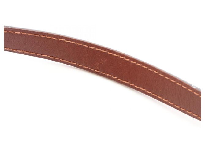 Borsa a spalla in suede marrone Gancini di Salvatore Ferragamo - vista 10