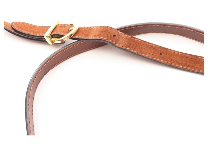 Borsa a spalla in suede marrone Gancini di Salvatore Ferragamo - vista 9