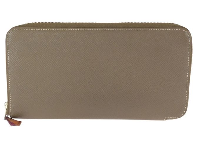 Hermès Azap Lang Wallet aus Epsom-Leder Beige Taupe - Ansicht 2