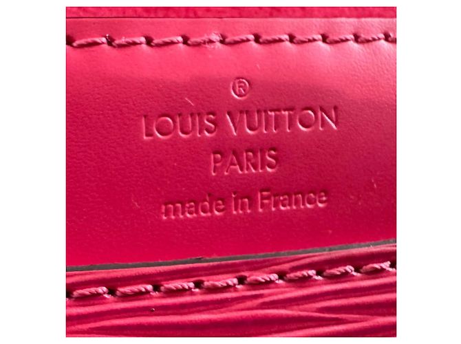 Borsa a Spalla Pochette in Pelle Epi Louis Vuitton Rosa - vista 12