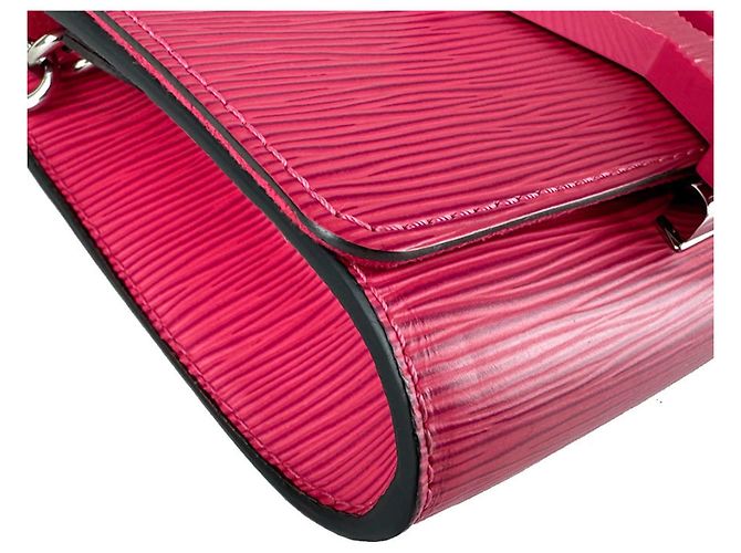 Borsa a Spalla Pochette in Pelle Epi Louis Vuitton Rosa - vista 9