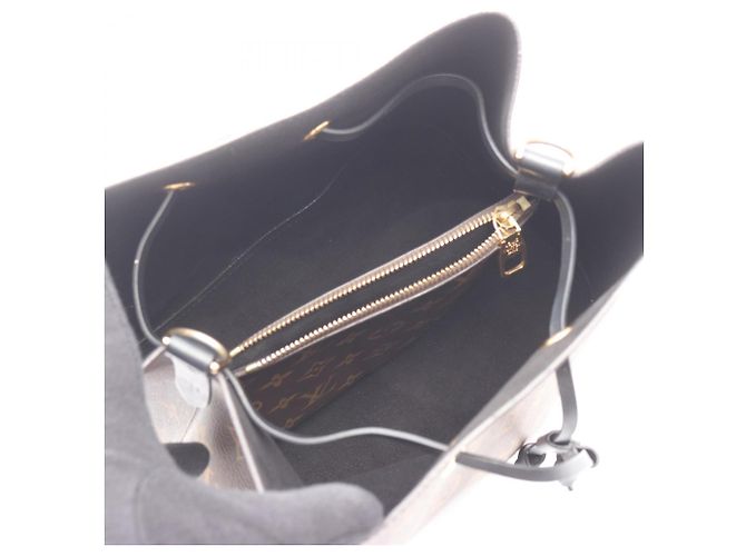Néonoé Borsa a Spalla NeoNoe Louis Vuitton Marrone Nero - vista 3