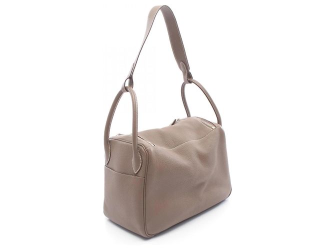 Bolsa de Ombro Hermès Lindy 30 Marrom - vista 2