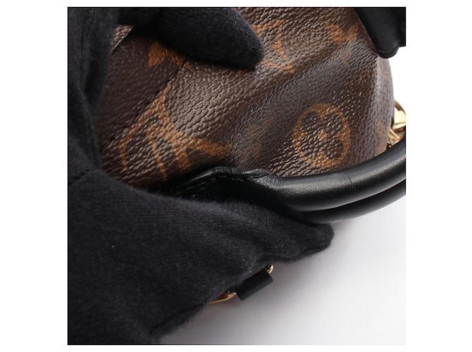 Zaino/borsa Palm Springs Mini di Louis Vuitton Marrone Nero - vista 10