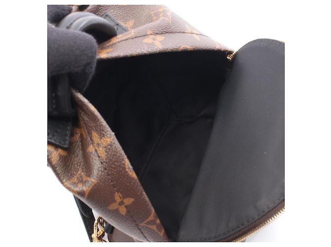 Zaino/borsa Palm Springs Mini di Louis Vuitton Marrone Nero - vista 3