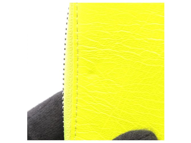 Portafoglio zip classico Balenciaga Giallo - vista 6
