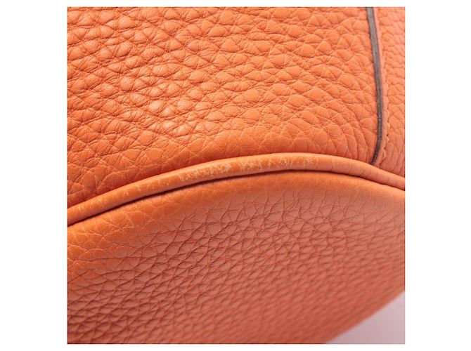 Hermès Borsa a Spalla Hermes Market PM in Arancione - vista 11