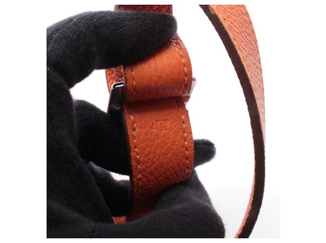 Hermès Borsa a Spalla Hermes Market PM in Arancione - vista 5