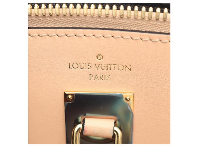 Louis Vuitton City Steamer MM Handtasche Schwarz Rot Beige - Ansicht 4
