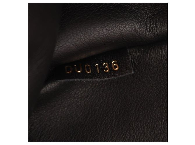 Louis Vuitton City Steamer MM Handtasche Schwarz Rot Beige - Ansicht 5
