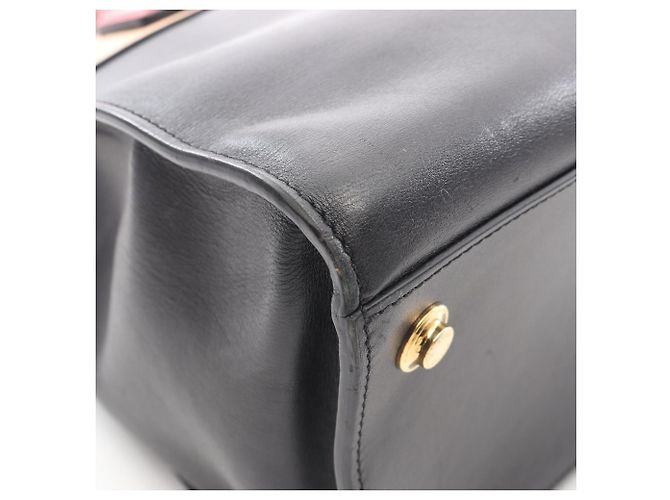 Louis Vuitton City Steamer MM Handtasche Schwarz Rot Beige - Ansicht 6