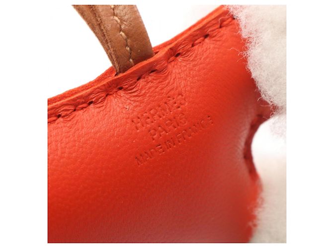 Buddy Charm Hermès Capucines Braun Weiß Rot - Ansicht 3