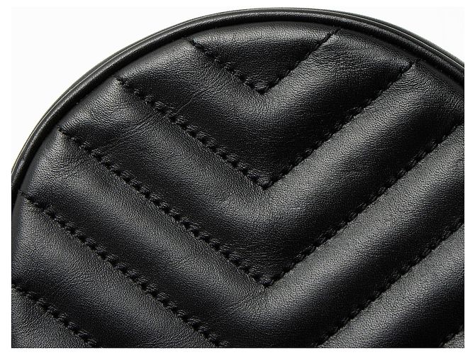 Borsa a tracolla piccola Saint Laurent Matelasse Leather Monogram Bubble Nero - vista 10