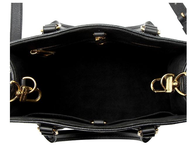 Sac Onthego PM en cuir Empreinte Monogram géant Louis Vuitton Noir - vue 6