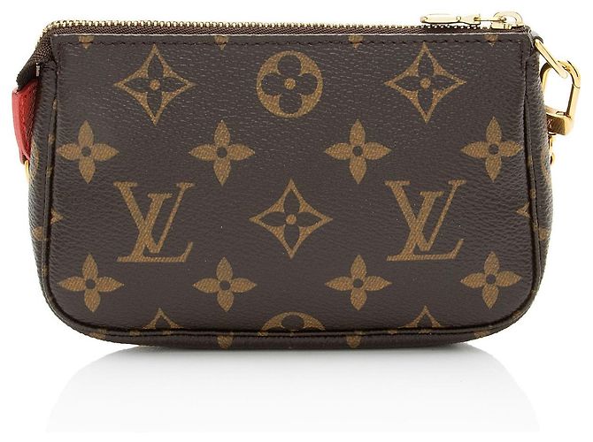 Mini Pochette Accessori Evasione Illustre in Tela Monogram Louis Vuitton Marrone - vista 3