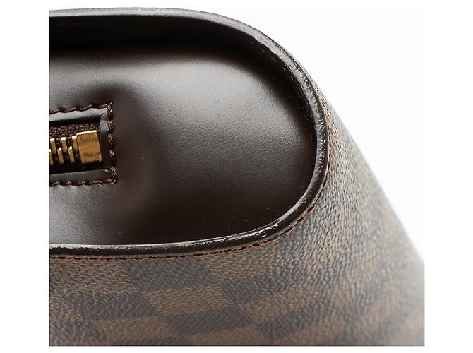 Clutch Saint Louis Damier Ebene Vintage Louis Vuitton Marrom - vista 10