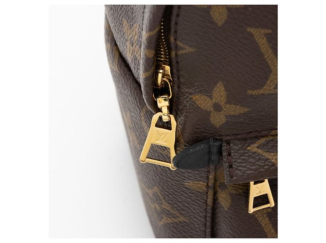 Louis Vuitton Monogram Canvas Palm Springs Mini Rucksack Schwarz - Ansicht 9