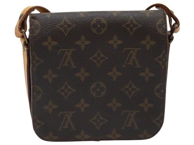 Louis Vuitton Cartouchiere Monogram Canvas PM Marrone - vista 2